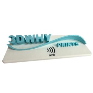סטנד לוגו בהתאמה אישית NFC
